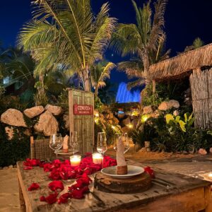 Cena Romántica en Playa Privada